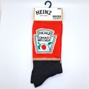 Heinz ketchup socks crew style 1 pair
